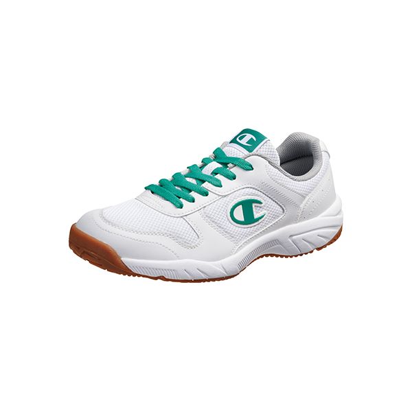 (LINEクーポン有)4963507506719 KD78823 チャンピオンSC100 ホワイト/グリーン 23.5cm