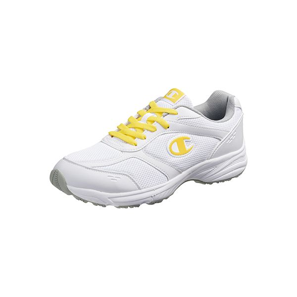 (LINEクーポン有)4963507507846 KD78833 チャンピオンSC101 ホワイト／イエロー 30．0cm