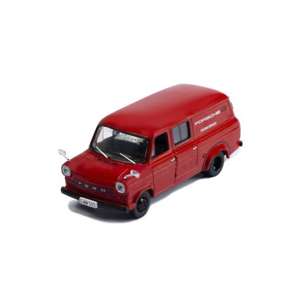 (LINEクーポン有)国際貿易 4907981670344 RAC384X イクソ 1／43 フォード トランジット MKI 1966 PORSCHE RACING SERVICE