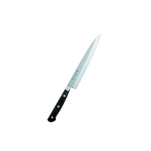 4949362129898 カンダ 神田作 黒合板柳刃 22cm 柳刃包丁 刺身包丁 業務用 業務用刺身包丁 業務用柳刃包丁 ステンレス 和包丁|測定器・工具のイーデンキ