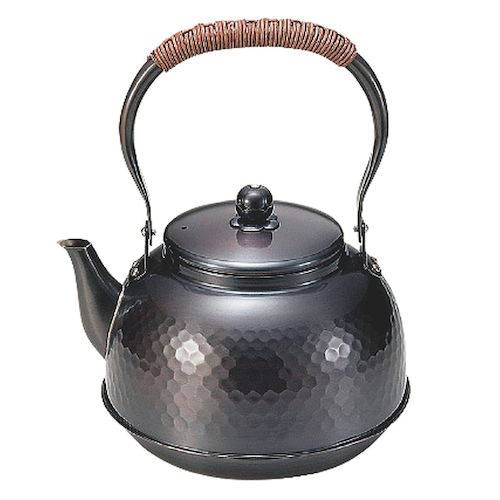 楽天市場】新光堂 COPPER100 純銅 黒銅仕上げ 鎚目湯沸し 2.3L[新光