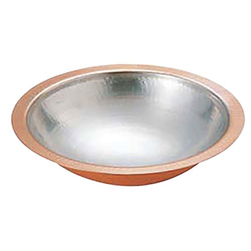 【1個入】4571151423186 丸新銅器 銅 うどんすき鍋 27cm SA QUD03030 SA銅うどんすき鍋 業務用 槌目入 銅製 SA銅うどんすき鍋槌目入｜測定器・工具のイーデンキ