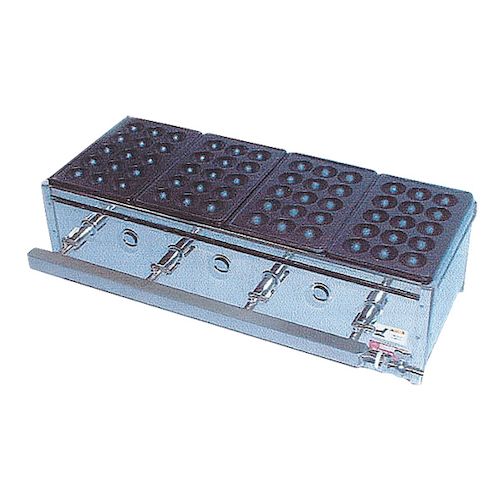 【1個入】067315 寺内製作所 たこ焼ガス台 関東型 15穴5枚掛 13A ET-155
