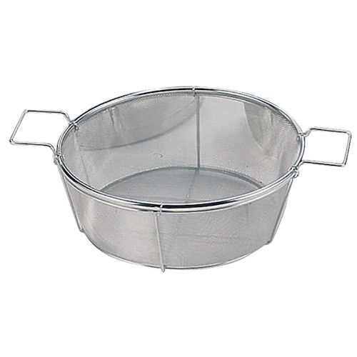 044147 18－8フライヤー油缶用篭 20メッシュ 20L用