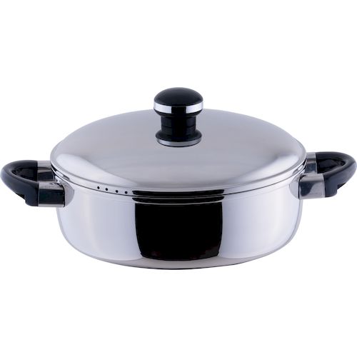 4953794000212 宮崎製作所 オブジェ OJ－8 テーブルポット 25cm 3．7L objet 両手鍋 浅型両手鍋