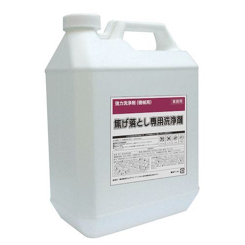 4949362737437 カンダ 焦げ落とし専用洗浄剤 4L 洗剤 詰め替え 業務用 掃除 鉄板 コゲ 鋳物 銅板 詰替