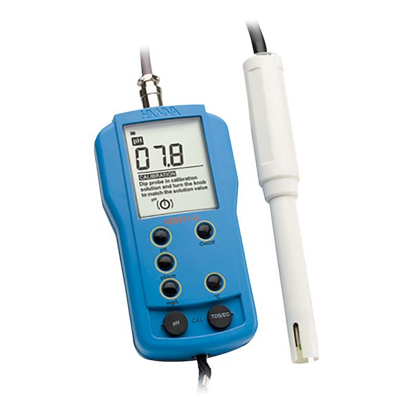 (LINEクーポン有)1-3538-21 pH計 本体 青 HI9811-51 1353821 36,769円