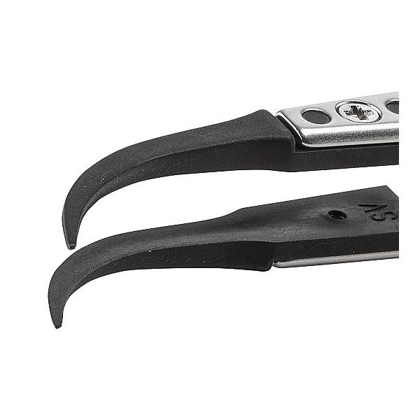 (LINEクーポン有)2-8667-05-77 精密耐薬ピンセット SCC洗浄品 鷲型・鋭い 0.6×0.5mm 7SVR.SA 286670577