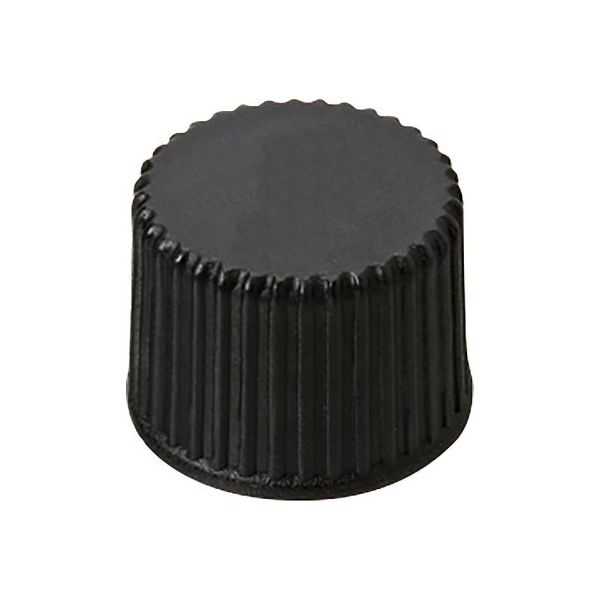 (LINEクーポン有)3-9526-39 オートサンプラー用バイアル用　穴無し黒キャップ＋セプタム PTFE／ゴム １００個入 6320292 3952639