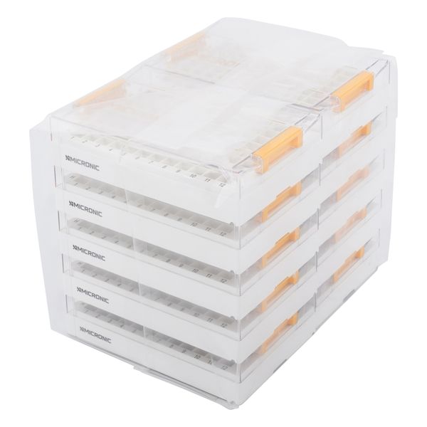(LINEクーポン有)4-1087-24 96well format用ラック Micronic96-2 low cover 1箱 10ラック入 MP51204 4108724｜測定器・工具のイーデンキ