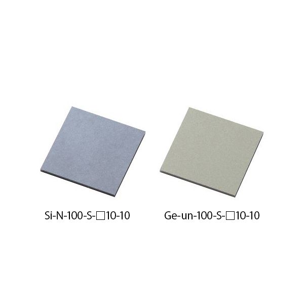 (LINEクーポン有)4-1317-04 単結晶基板 Si基板 N型 片面鏡面 方位 100 10×10×0.525mm 10枚入 Si-N-100-S-□10-10 4131704|測定器・工具のイーデンキ