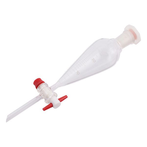 (LINEクーポン有)4-2065-01 目盛付分液ロート スキーブ型 50mL 04016128 4206501 6,799円
