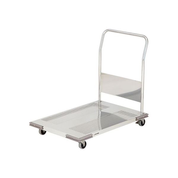 (LINEクーポン有)4-2141-02 パンチングステンレス台車 MKP-902 4214102｜測定器・工具のイーデンキ