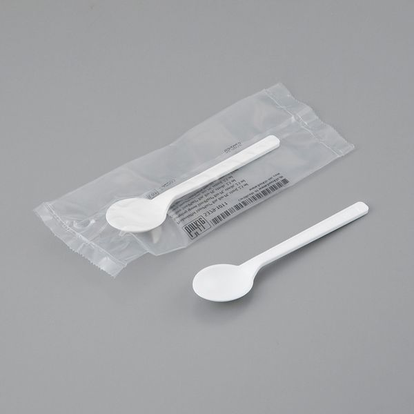 (LINEクーポン有)4-6267-01 エコロジースプーン 127mm 未滅菌 100個入 4626701