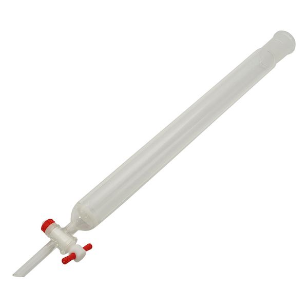 (LINEクーポン有)4-2664-05 クロマトグラフ管 摺合有り PTFEコックタイプ φ26mm CHT&minus;26F&minus;2440 4266405｜測定器・工具のイーデンキ
