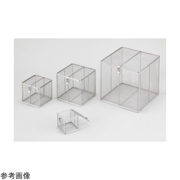 (LINEクーポン有)4-4980-04 フタ付バスケット 300&times;300&times;300 4498004｜測定器・工具のイーデンキ