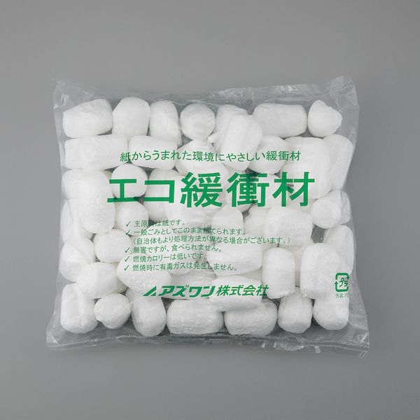 (LINEクーポン有)4-6523-01 エコ緩衝材 130袋入 4652301