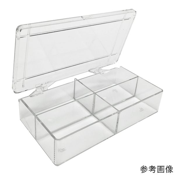 (LINEクーポン有)4-6553-04 ウェスタンブロッティングゲル用ケース33×103×35mm 6分割 4個入 B1206 4655304
