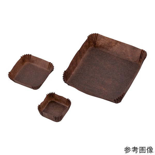 (LINEクーポン有)4-6557-01 生分解性計量紙 Brown 35×35×15mm 500枚入 20201 4655701