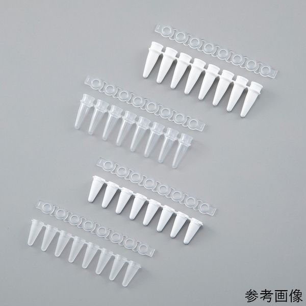 (LINEクーポン有)4-6632-03 リアルタイムPCR用8連チューブ キャップ入 スタンダード ナチュラル MB−Q200 12セット×10袋入 4663203|測定器・工具のイーデンキ