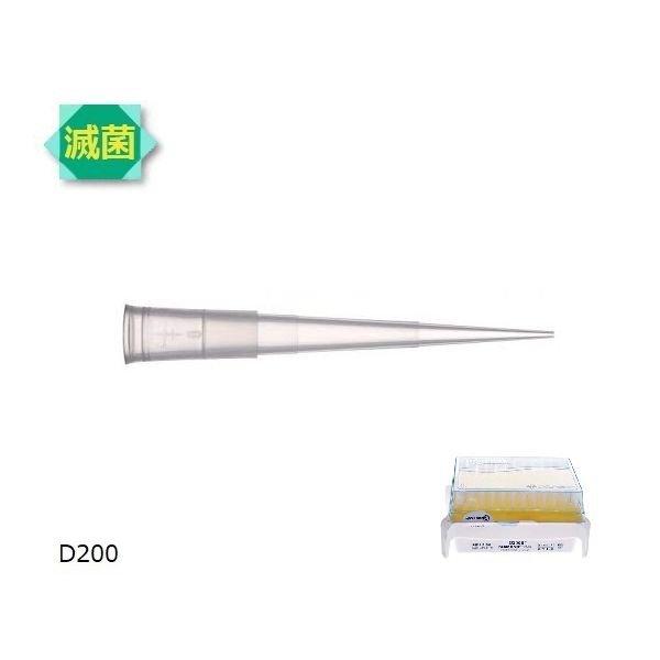 61-0081-94 ダイアモンドチップ D200ST Tipack 滅菌済 2．0uL～200uL 96本×10箱 F171301 61008194