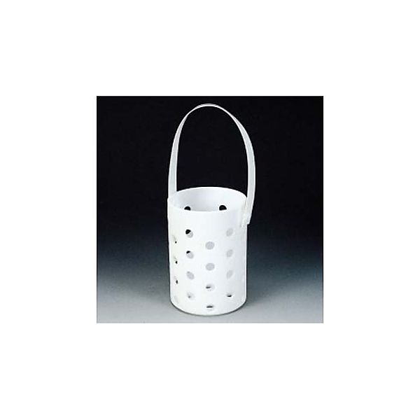 (LINEクーポン有)61-3534-31 PTFE 丸型洗浄カゴ 70φ×98H NR1039－001 61353431 28,717円