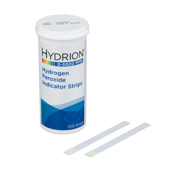 (LINEクーポン有)64-3727-45 過酸化水素試験紙 0～5000ppm 100枚入 HP－5000 64372745