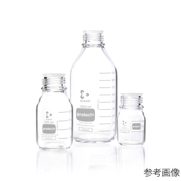 (LINEクーポン有)66-0034-24 プロテクトプラスコートねじ口びん びんのみ 100mL 017580－100A 1個 66003424