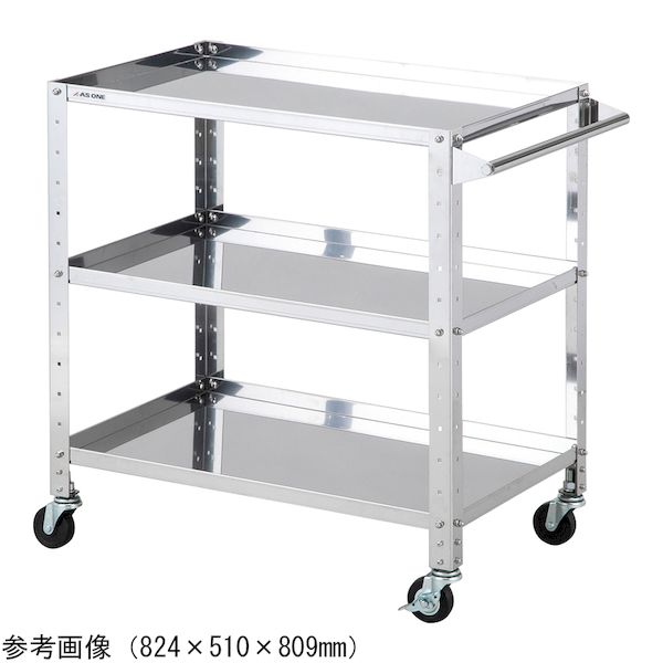 (LINEクーポン有)NEH-3R 直送 代引不可・他メーカー同梱不可 ステンレス導電ヘビーワゴン レギュラー 3段 NEH3R｜測定器・工具のイーデンキ