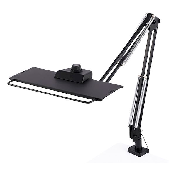 スワン LEX-3132BK EXARMOLED OLEDデスクライト 検査用3灯タイプ 電球色 黒 LEX3132BK