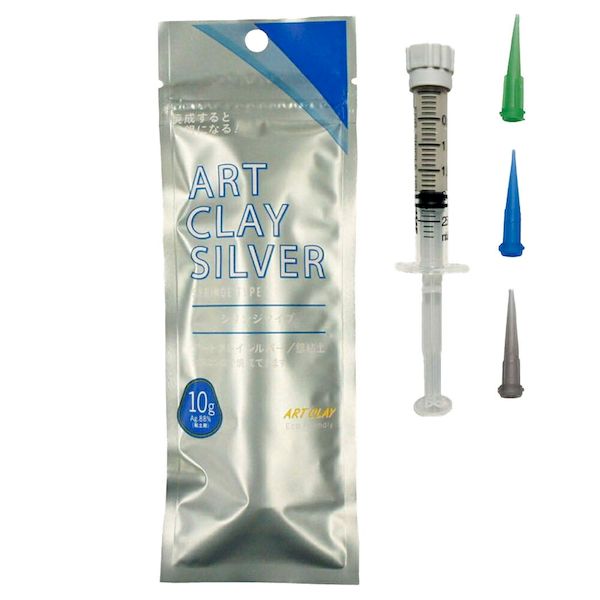 A-0281 アートクレイシルバー シリンジタイプ10g A0281|測定器・工具のイーデンキ