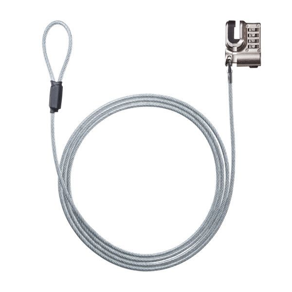 (LINEクーポン有)サンワサプライ SLE-48SSFPG Surface Pro 3～11／Go1～4／Surface3用ダイヤル式セキュリティ SLE48SSFPG