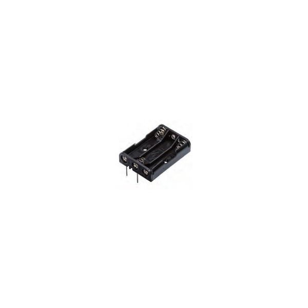 (LINEクーポン有)タカチ電機工業 SN4-3PC-P 直送 代引不可・他メーカー同梱不可 ピン付電池ホルダー 100個入り 単4×3 SN43PCP