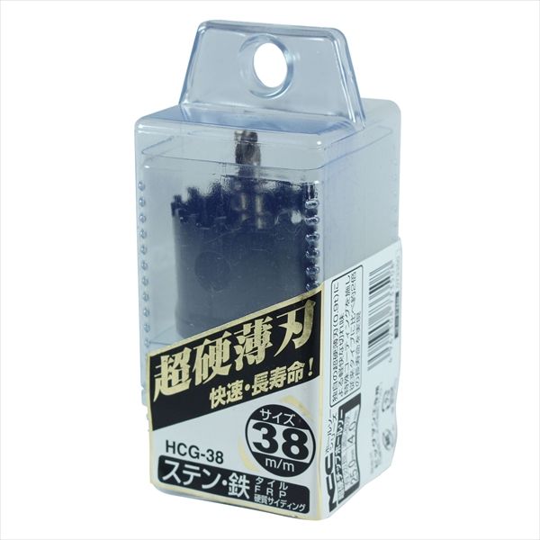 直送 代引不可・他メーカー同梱不可 4962308733508 BIGMAN 超硬グレートホールソー HCG-38