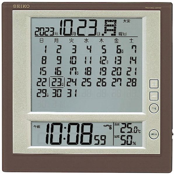 (LINEクーポン有)【個数：1個】4044-060 直送 代引不可・他メーカー同梱不可 セイコー 電波目覚まし時計 電波修正機能・電子音アラーム・スヌーズ ほか 17×17×2．5cm・プラスチック枠・単3電池2本付 4044060