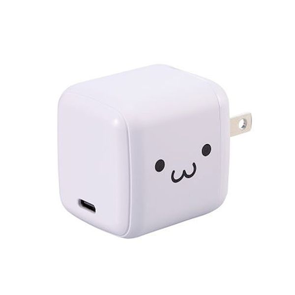 【個数：1個】MPA-ACCP8565WF 直送 代引不可・他メーカー同梱不可 エレコム AC充電器 スマホ・タブレット用 USB PD 65W USB－C1ポート しろちゃん MPAACCP8565WF