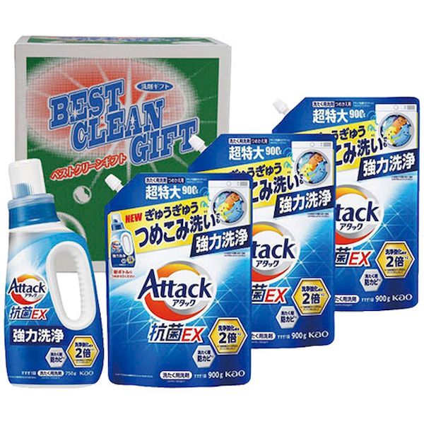 楽天市場】アタックNeo 抗菌EX Wパワーギフト 本体 400g (1本
