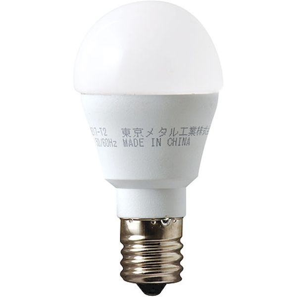 (LINEクーポン有)【個数：1個】LDA7LK60WE17-T2X5 直送 代引不可・他メーカー同梱不可 5個セット 東京メタル工業 LED電球 ミニクリプトン型 電球色 60W相当 口金E17 LDA7LK60WE17T2X5