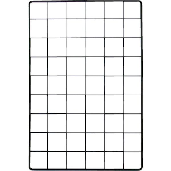 【個数：1個】ＷＡＫＩ EMP002 直送 代引不可・他メーカー同梱不可 メッシュパネル 900X1800mm 黒