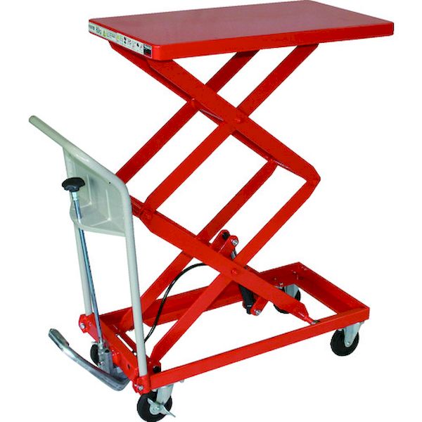 【個数：1個】ＴＲＵＳＣＯ HLFA-S80W 直送 代引不可・他メーカー同梱不可 ハンドリフター80kg 400×720 高揚程型 HLFAS80W