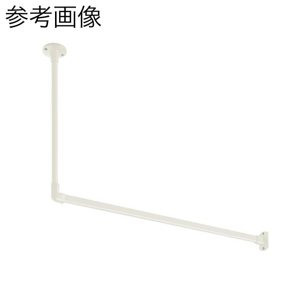 (LINEクーポン有)ＴＯＳＯ 30017039 ハンギングバー H－1 天井付Lタイプセット WH ホワイト W1400×H450mm 室内物干し 天井付