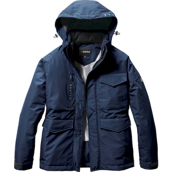 ＢＵＲＴＬＥ 7620-3-XXL 防水防寒ジャケットネイビー 76203XXL