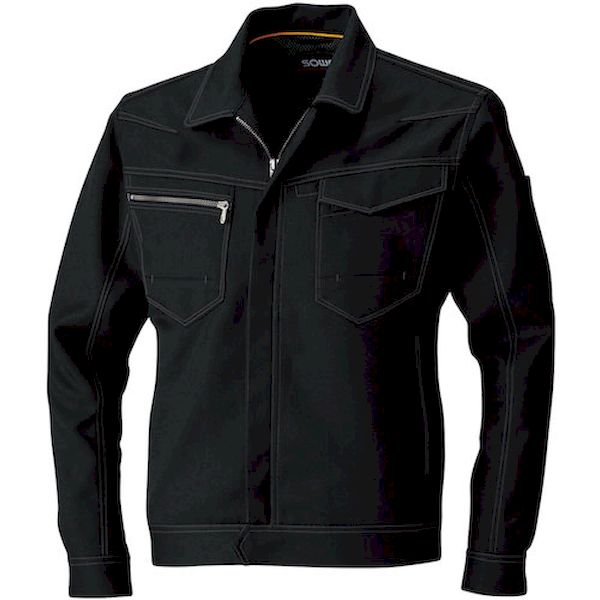 ＳＯＷＡ 9663-04-L 9663 長袖ブルゾン ブラック L 966304L