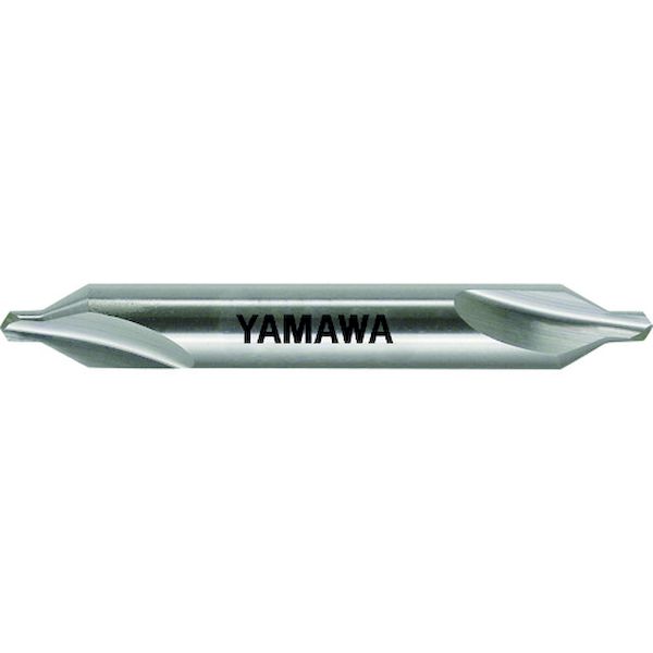 ヤマワ C-CD-S-3X60X8 弱ねじれ溝A形60° 超硬センタ穴ドリル C－CD－S 3X60°X8 CCDS3X60X8