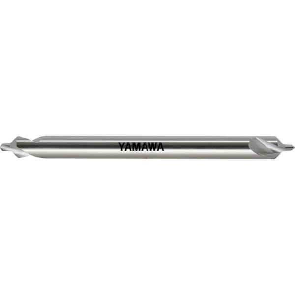 ヤマワ CE-QL-150-1X90X4 ロングシャンク強ねじれ溝A形90° センタ穴ドリル CE－QL L150 1X90゜X4 CEQL1501X90X4