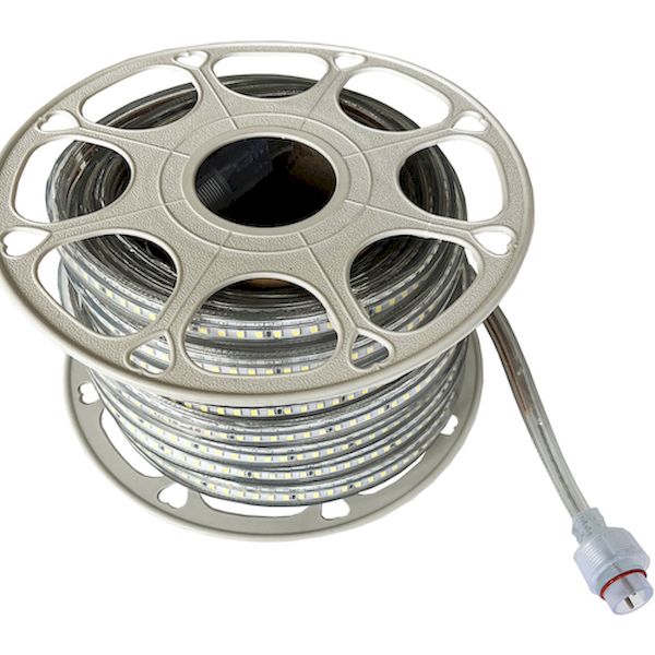 楽天市場】富士倉 LEDロープライト 両面発光（白）20m 電源付 FRL