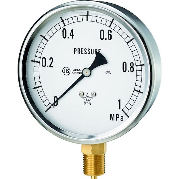 右下 GLT-41-60MPA グリセリン入圧力計 圧力レンジ0～60MPa 接続部サイズG3／8B GLT4160MPA