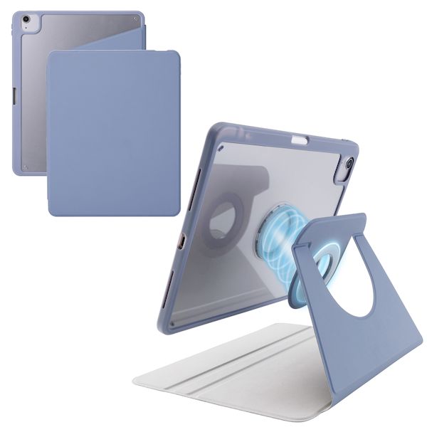 (LINEクーポン有)エレコム ELECOM TB-A25XMG360BG iPad Air ケース 13インチ M3／M2 ブルーグレー TBA25XMG360BG