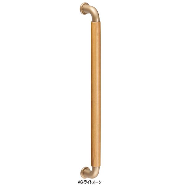 (LINEクーポン有)シロクマ NO.130/600MM AG/ライトオｰク ビッグハーモニー取手 扉厚25～36mm用 No．130 600mm AG／ライトオーク NO.130600MMAGライトオｰク｜測定器・工具のイーデンキ