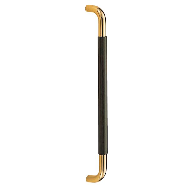 (LINEクーポン有)シロクマ NO.174/450MM ダｰクブラウン/純金 ステンレス丸棒取手 No．174 450mm ダークブラウン／純金 1組 2本 NO.174450MMダｰクブラウン純金 28,106円